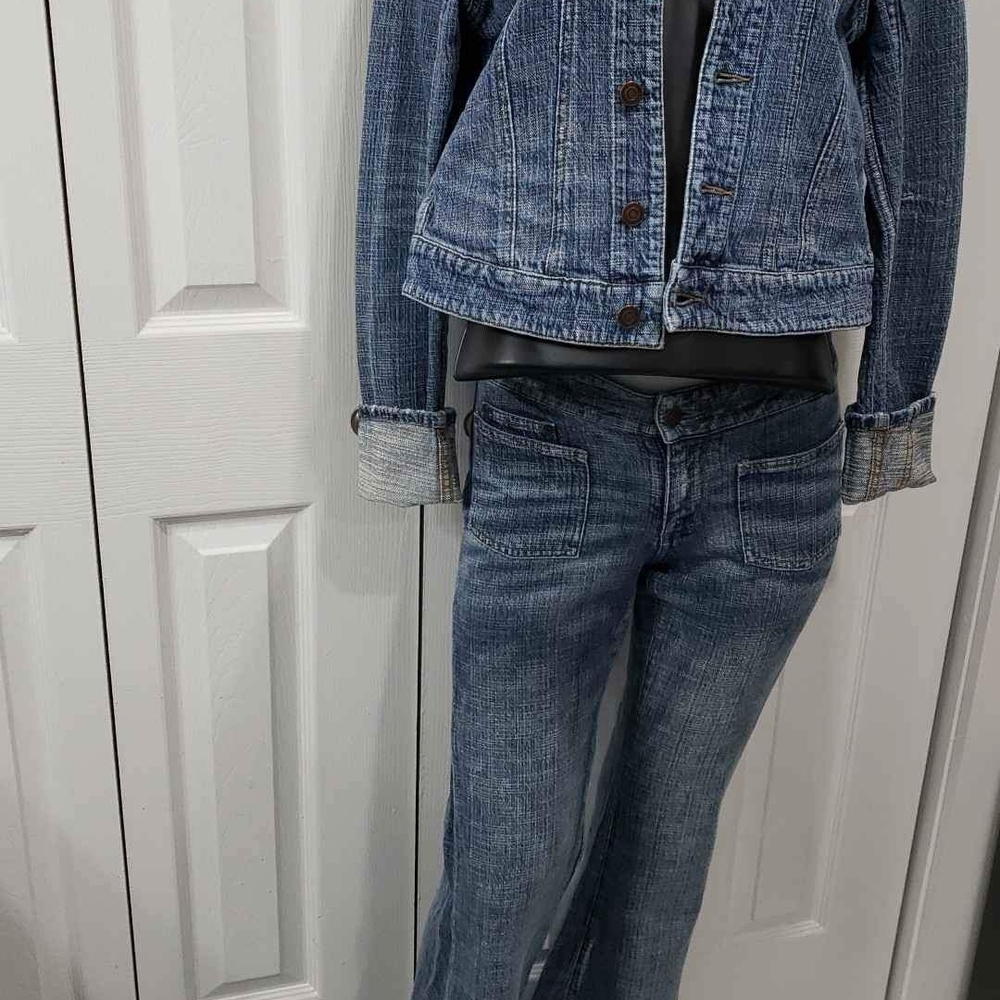 Express Blue Flare Jeans